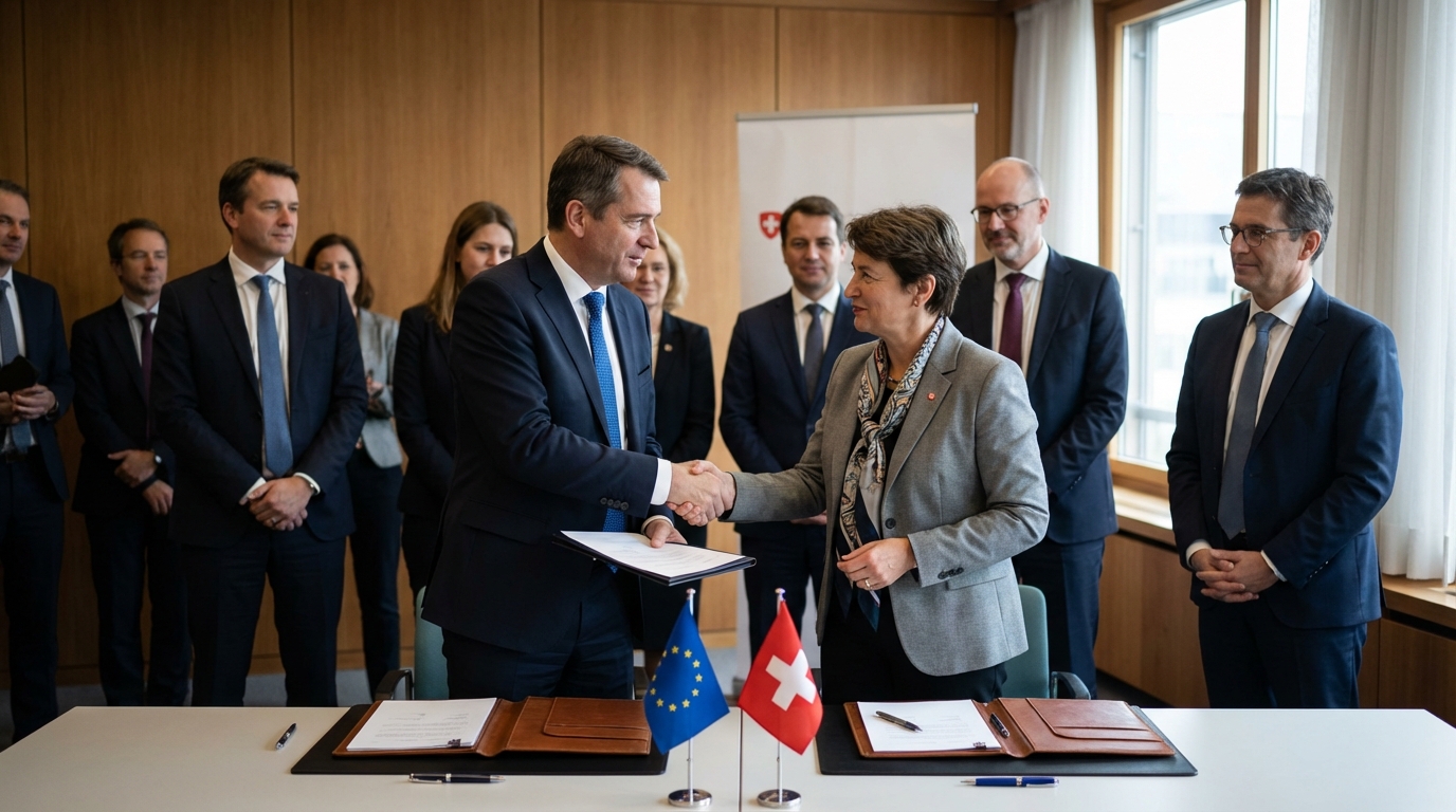 Accord 2026 pour la gestion des transferts entre les registres d’échange de quotas d’émission de l’UE et de la Suisse