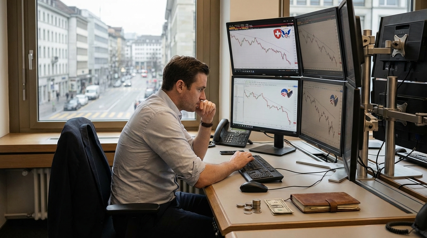 Dollar américain vs franc suisse : la paire continue de s&rsquo;enfoncer dans une tendance baissière durable