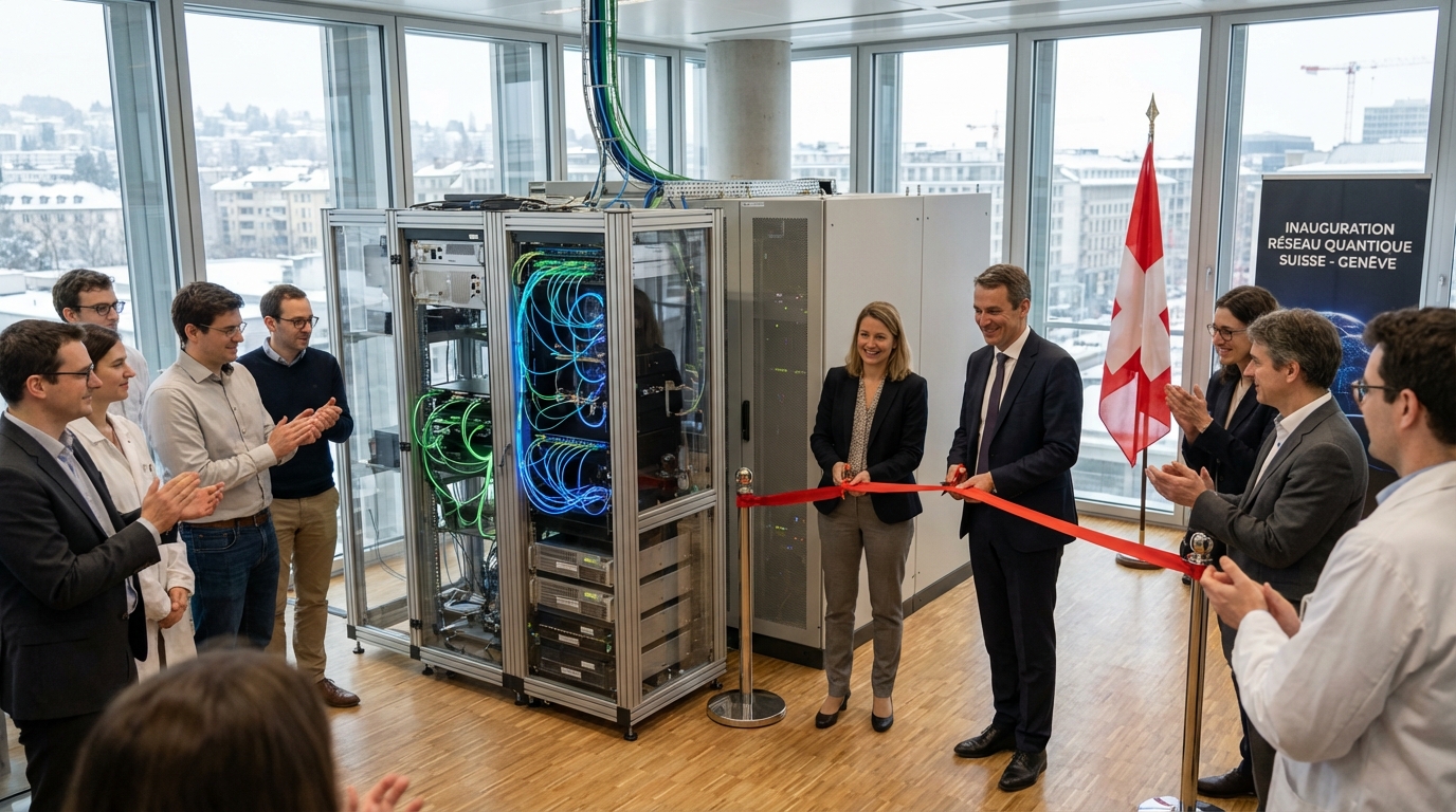 Genève inaugure le tout premier réseau quantique en Suisse : une avancée technologique majeure