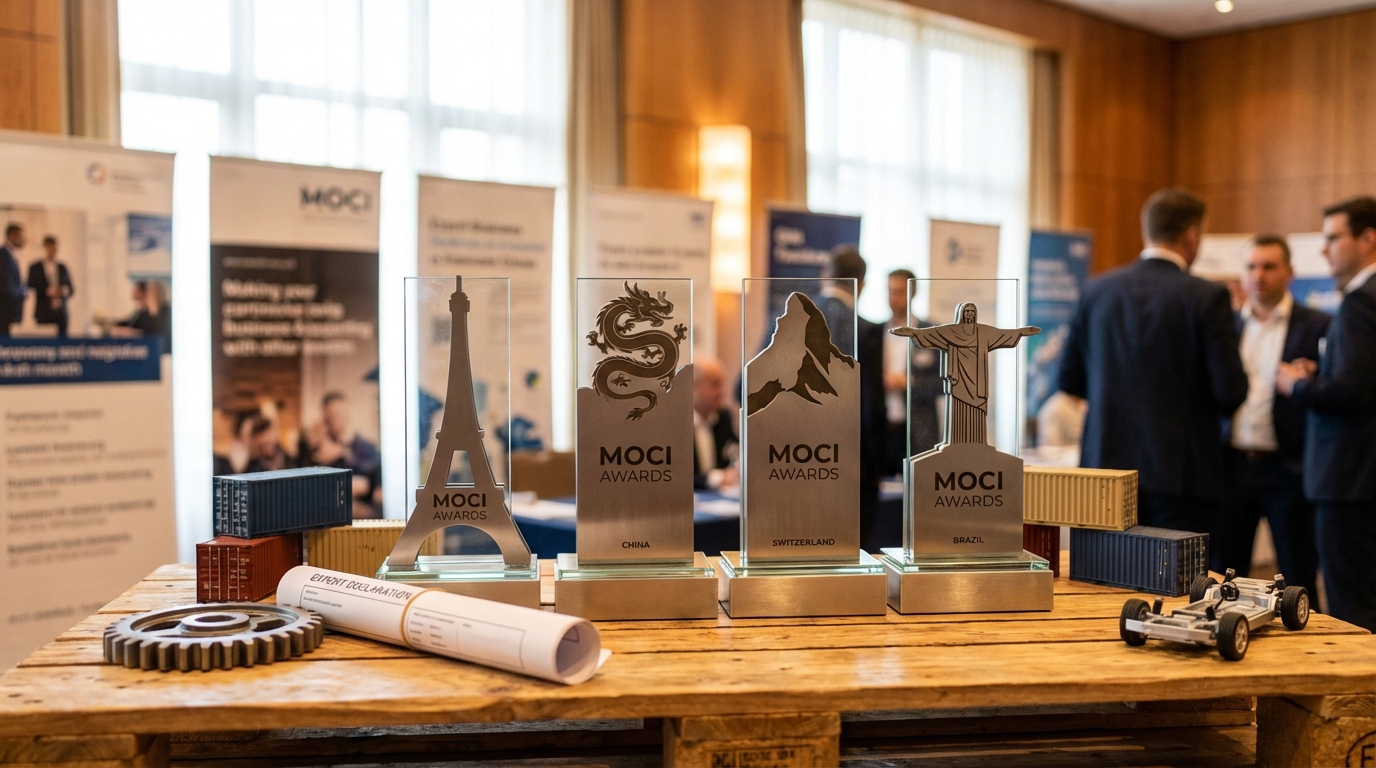 L&rsquo;écosystème export en lumière : Trophées du Moci, focus France-Chine-Suisse-Brésil et défis de l&rsquo;automobile dans le commerce international
