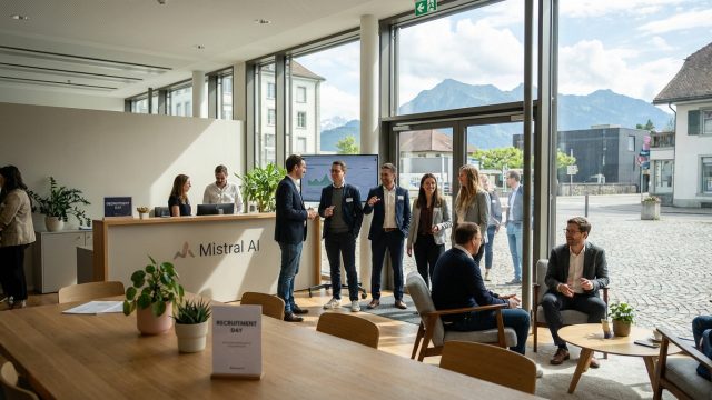 mistral ai s'implante à lausanne et lance son recrutement : découvrez les opportunités de rejoindre une entreprise innovante en intelligence artificielle.