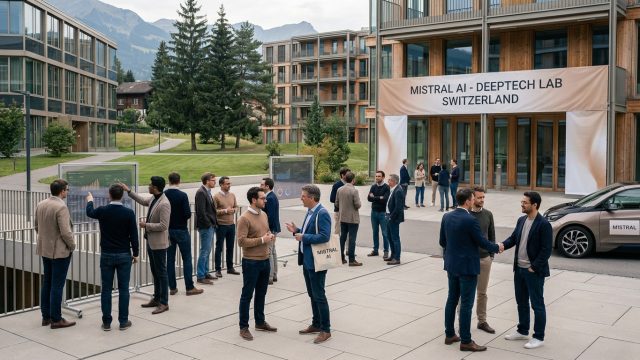 mistral ai s’installe en suisse et soutient la création d’un deeptech lab innovant pour stimuler l’innovation technologique et le développement de solutions avancées.