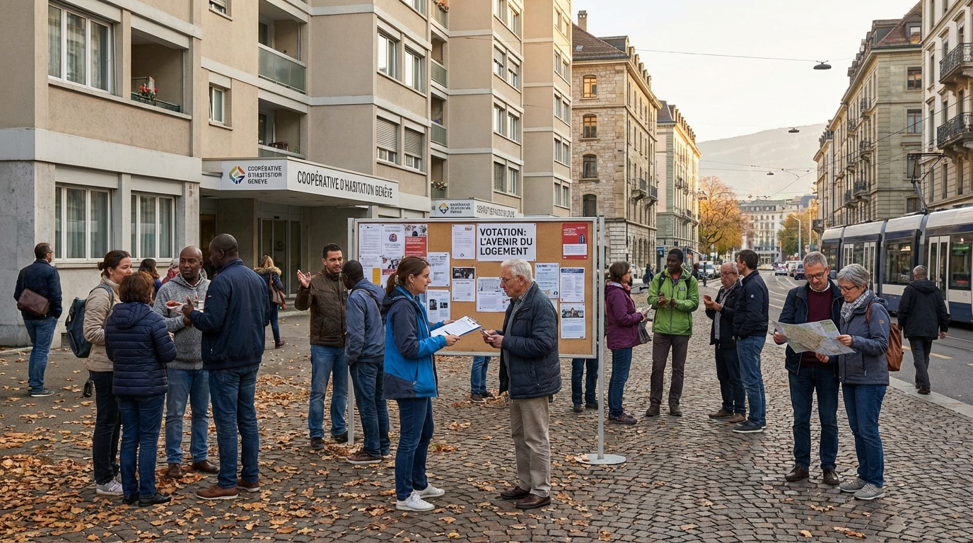 À Genève, les coopératives bousculent le marché immobilier : la population appelée à trancher