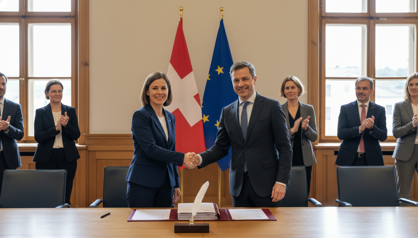 Accord Suisse–UE : une nouvelle page se tourne avec la clôture des négociations