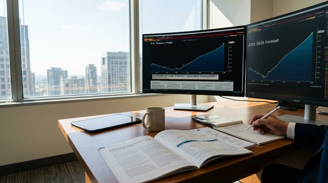 Ce que la courbe de rendement américaine la plus pentue depuis 2021 annonce pour le début de l&rsquo;année 2026