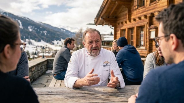 à crans-montana en suisse, le chef répond aux accusations des moretti en affirmant qu'il n'a refermé aucune porte déjà close, clarifiant ainsi la situation.