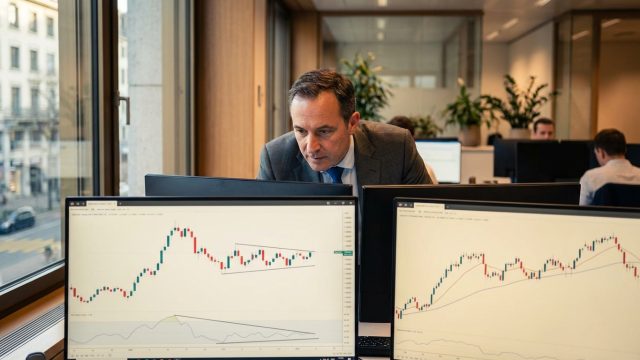 analyse de la divergence de momentum entre le dollar américain et le franc suisse, freinant la hausse et initiant une phase de consolidation sur le marché des changes.
