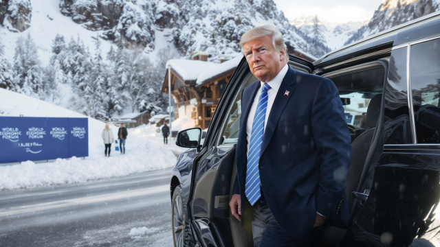 donald trump arrive en suisse pour prendre part au forum économique mondial de davos, un événement prestigieux réunissant les leaders mondiaux pour discuter des enjeux économiques globaux.