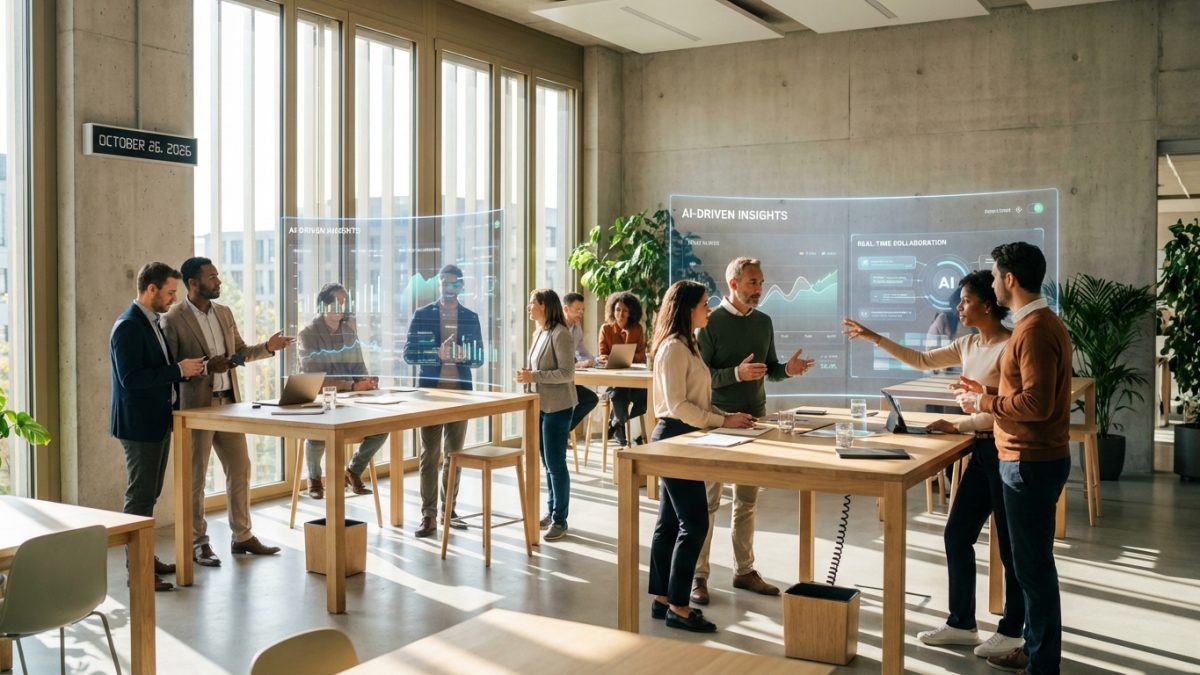 découvrez comment la suisse transformera le monde du travail en 2026 grâce à l'exploitation des données, à l'intelligence artificielle et à des méthodes de communication innovantes.