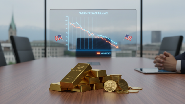 découvrez en graphiques comment la suisse est passée en déficit commercial face aux états-unis, avec un focus sur l'impact majeur de l'or dans cette évolution économique.