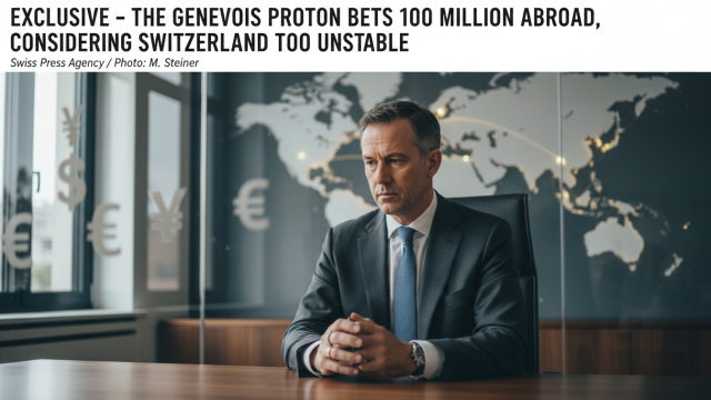 découvrez comment proton, l'entreprise genevoise, investit 100 millions à l'étranger en raison de l'instabilité perçue en suisse.