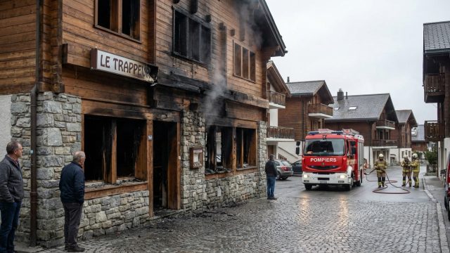 incendie à crans-montana : la commune admet des manquements dans les contrôles du bar responsable du sinistre, soulevant des questions sur la sécurité locale.