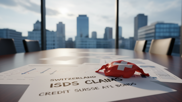 découvrez les enjeux des réclamations isds auxquelles la suisse fait face suite à la radiation des obligations at1 de credit suisse, dans le cadre des actualités des traités d'investissement.
