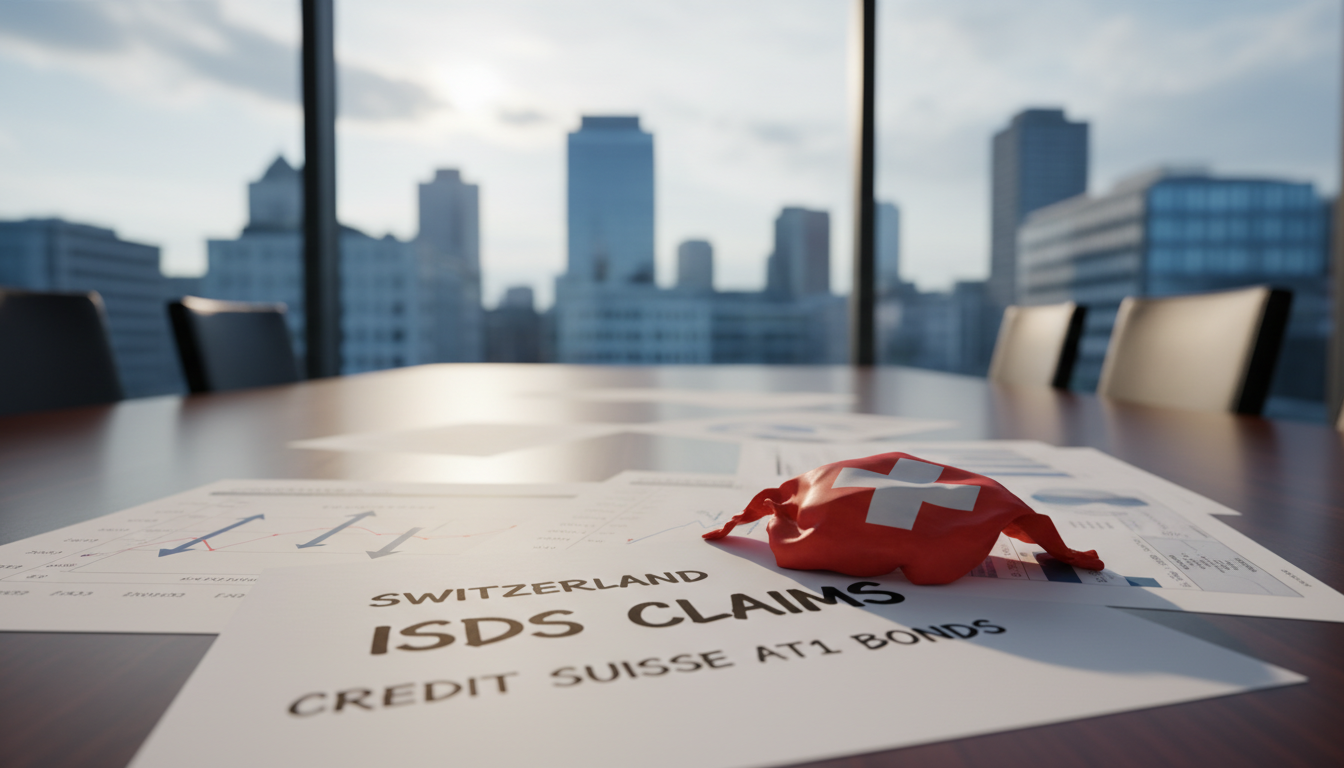 La Suisse confrontée à des réclamations ISDS suite à la radiation des obligations AT1 de Credit Suisse – Actualités des traités d&rsquo;investissement