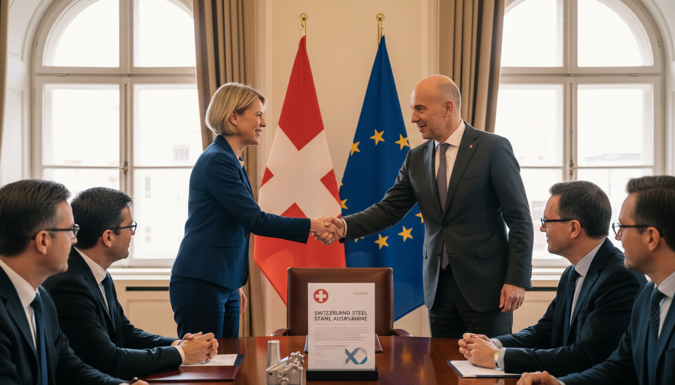 La Suisse exige une exemption des barrières commerciales de l&rsquo;UE sur l&rsquo;acier