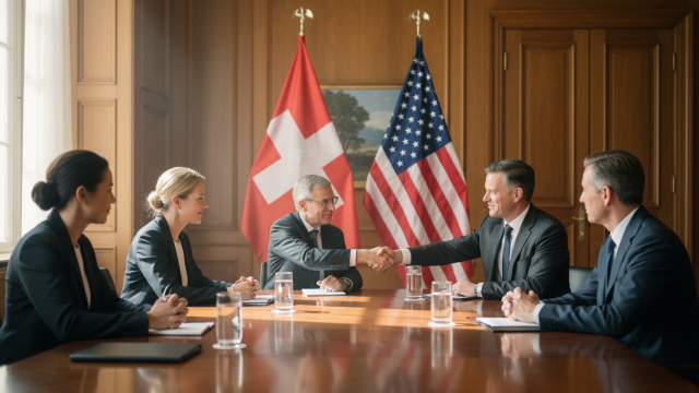 la suisse entame officiellement les négociations pour un nouvel accord commercial avec les états-unis afin de renforcer leurs échanges économiques.