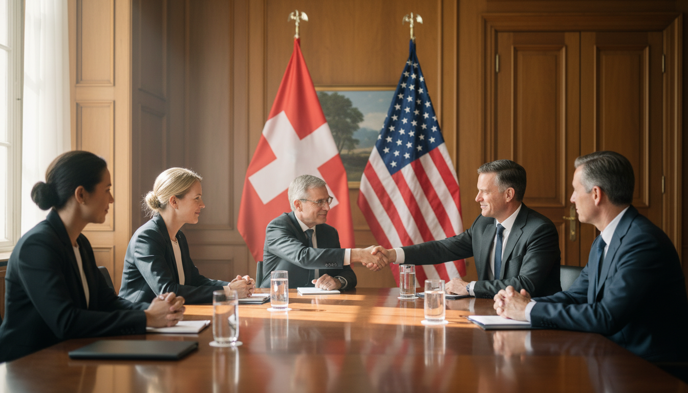 La Suisse lance officiellement les négociations d&rsquo;un nouvel accord commercial avec les États-Unis