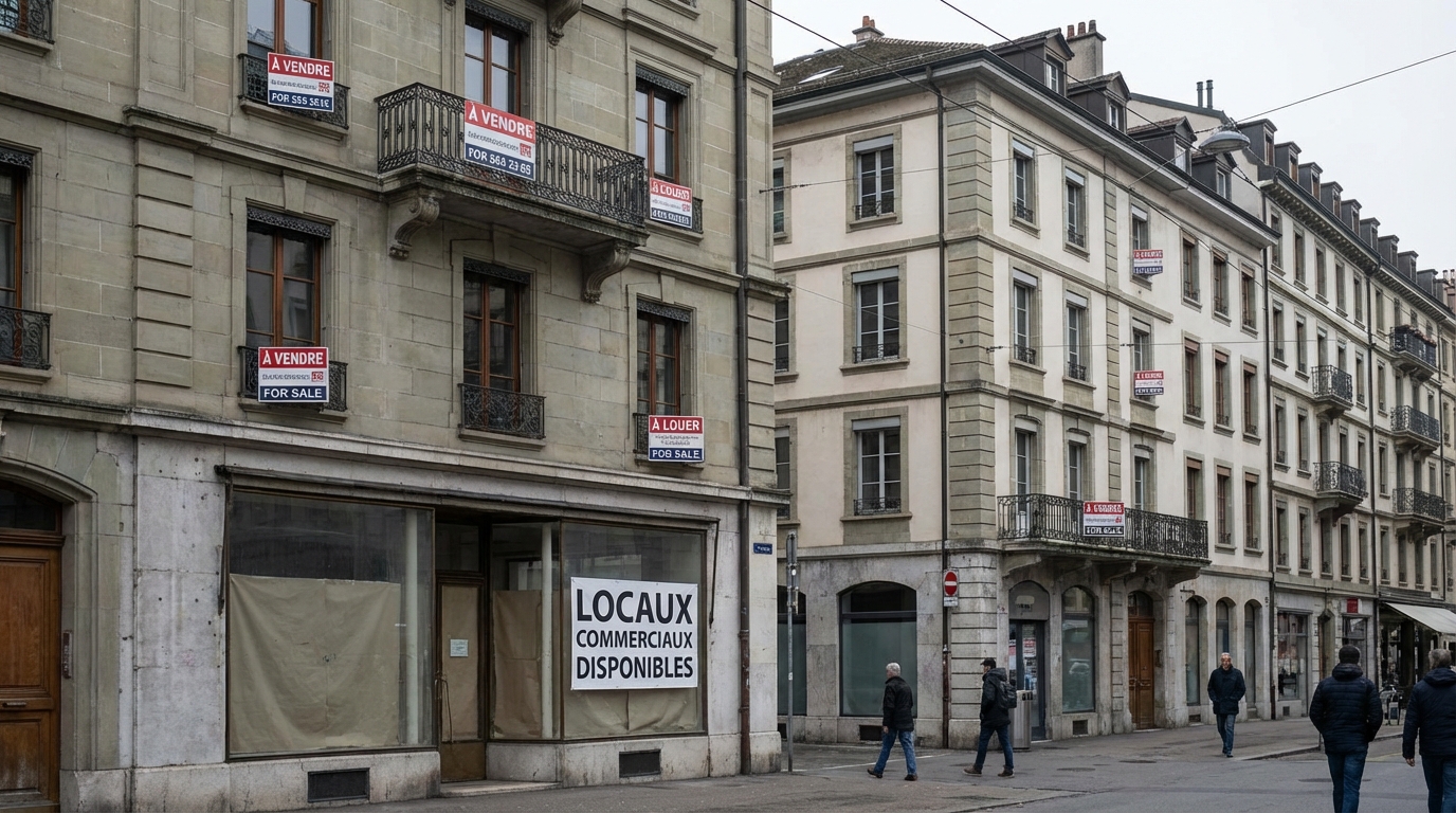 Le marché immobilier genevois en déclin : analyse d&rsquo;une tendance à la baisse