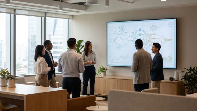 découvrez comment les marchés mondiaux se stabilisent grâce à l'intelligence artificielle, moteur clé de croissance économique et d'innovation continue.