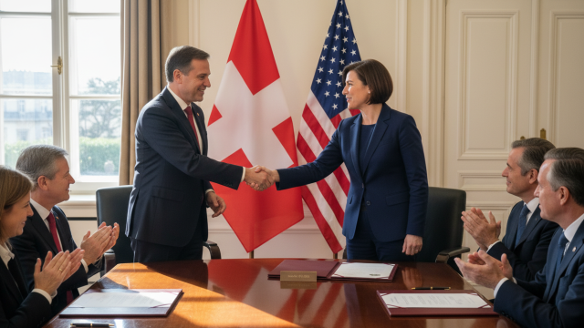découvrez les implications et enjeux du nouvel accord douanier finalisé le 31 mars 2026 entre la suisse et les états-unis, et son impact sur les échanges commerciaux bilatéraux.