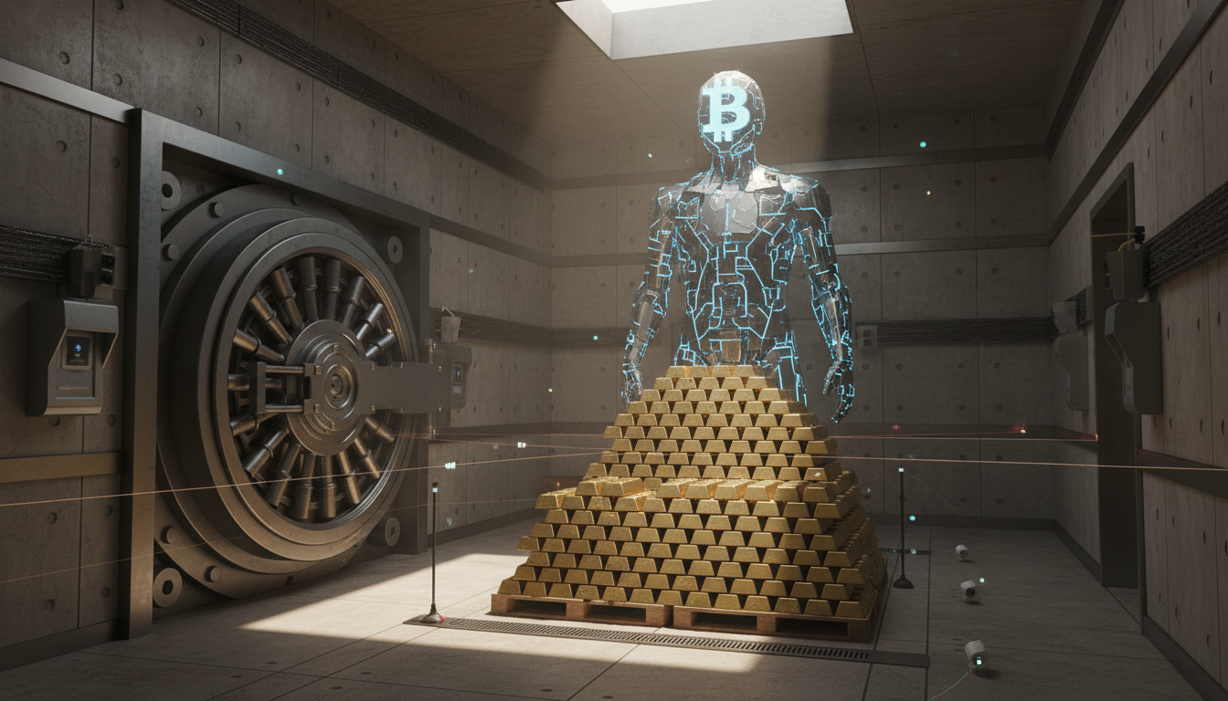 Un colosse de la crypto dissimule 140 tonnes d’or dans un bunker suisse : un décor à la James Bond