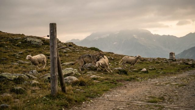 un loup solitaire attaque trois brebis près de la frontière suisse, laissant l’éleveur sans indemnisation. découvrez les détails de cet incident et ses conséquences.