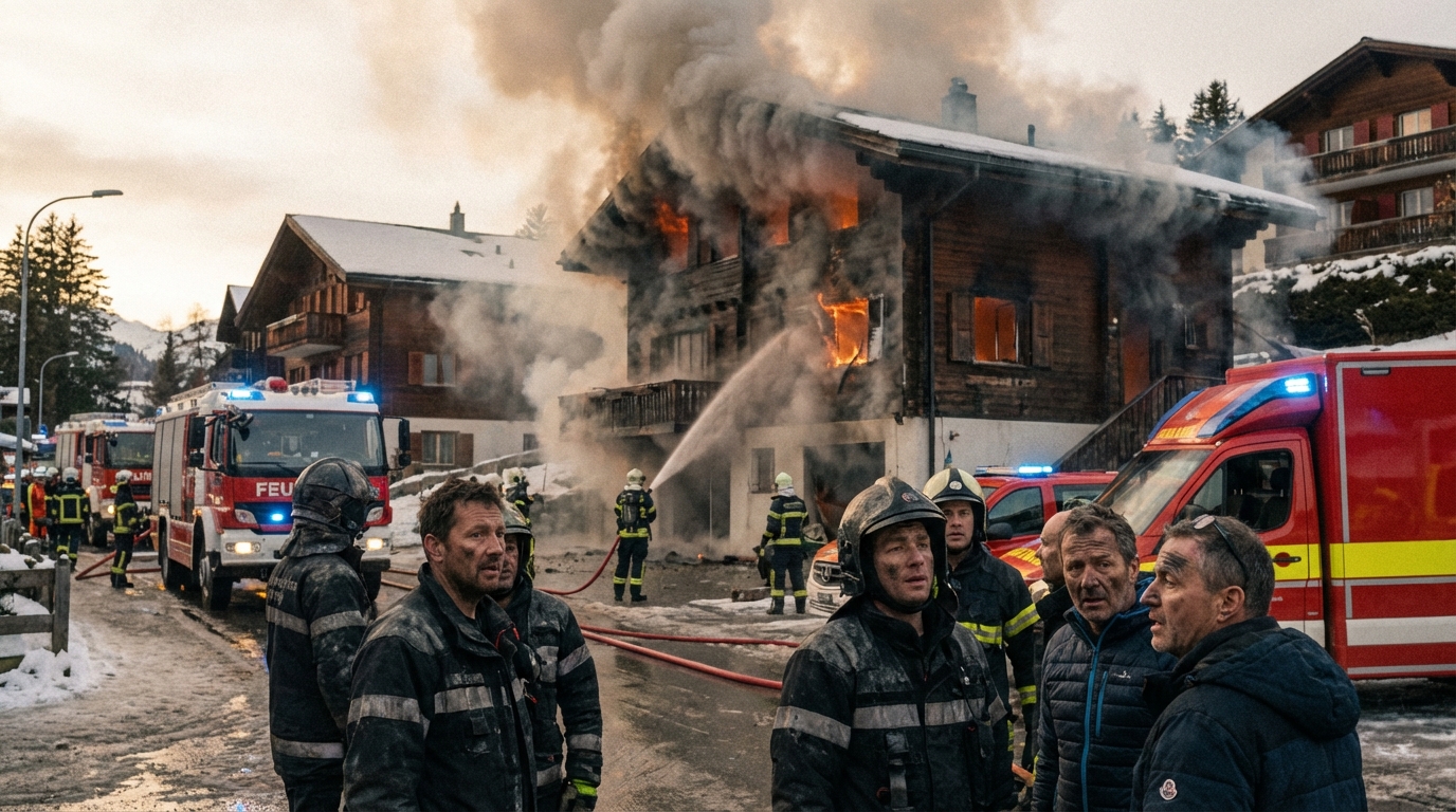 Urgences en alerte : les témoignages terrifiants dévoilent l’horreur de l’incendie dévastateur à Crans-Montana