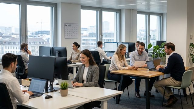 découvrez l'évolution de l'emploi en suisse avec une croissance modérée de +0,1% au dernier trimestre 2025, analysant les secteurs clés et les tendances du marché du travail.
