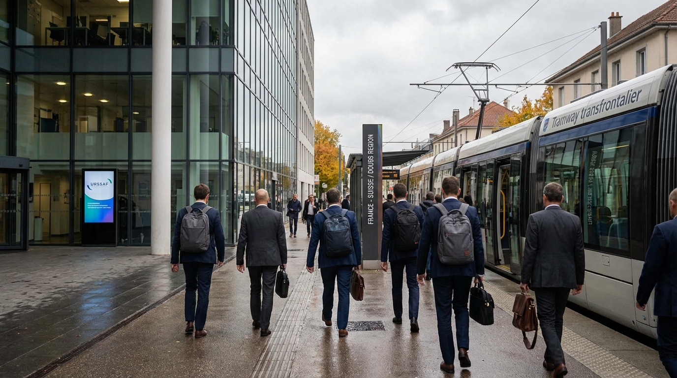 Dans le Doubs, le travail frontalier demeure dynamique en 2024 selon l&rsquo;Urssaf