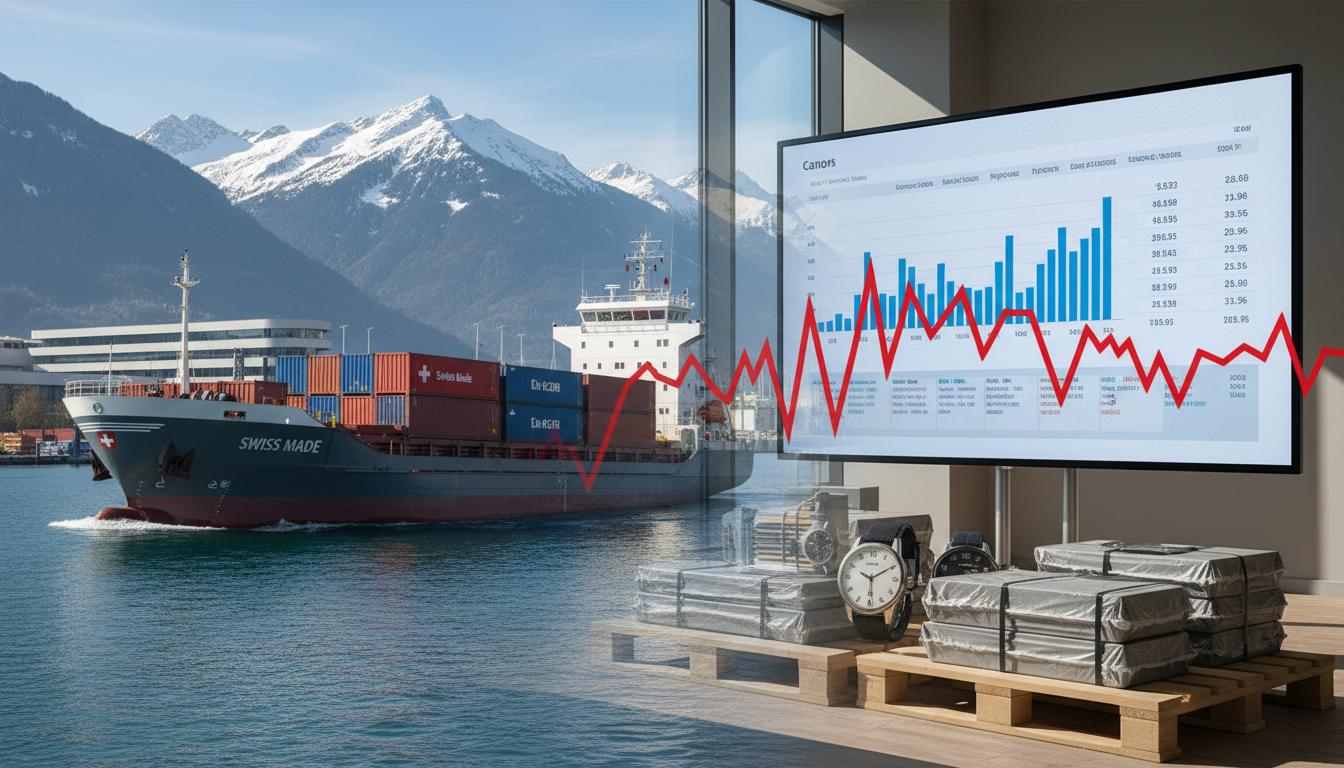 Début d&rsquo;année en dents de scie pour le commerce extérieur suisse