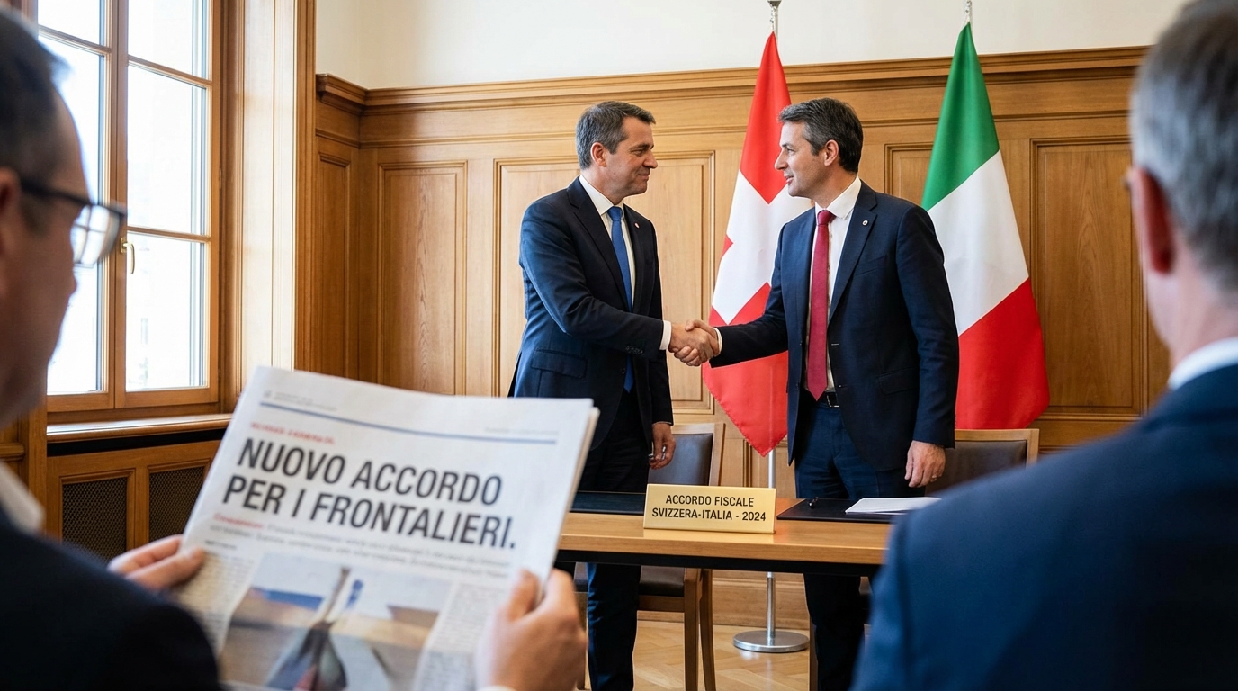 Entrée en vigueur du protocole fiscal pour les travailleurs frontaliers entre l’Italie et la Suisse