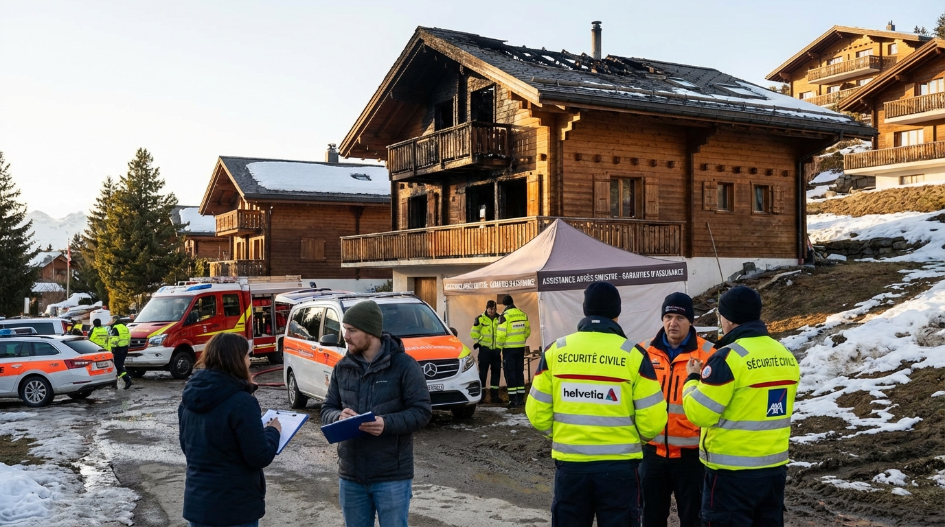 Incendie à Crans-Montana : l’essentiel sur vos garanties d’assurance après la catastrophe