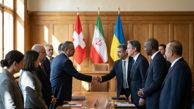 la suisse confirme son rôle central dans la diplomatie internationale en jouant un rôle clé dans les relations entre l'iran et l'ukraine.