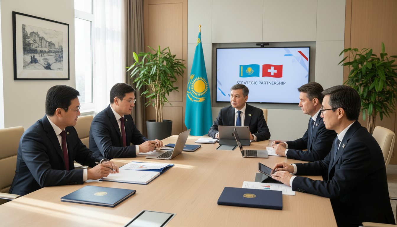 Kazakhstan et Suisse : Vers un renforcement stratégique des échanges commerciaux et des investissements