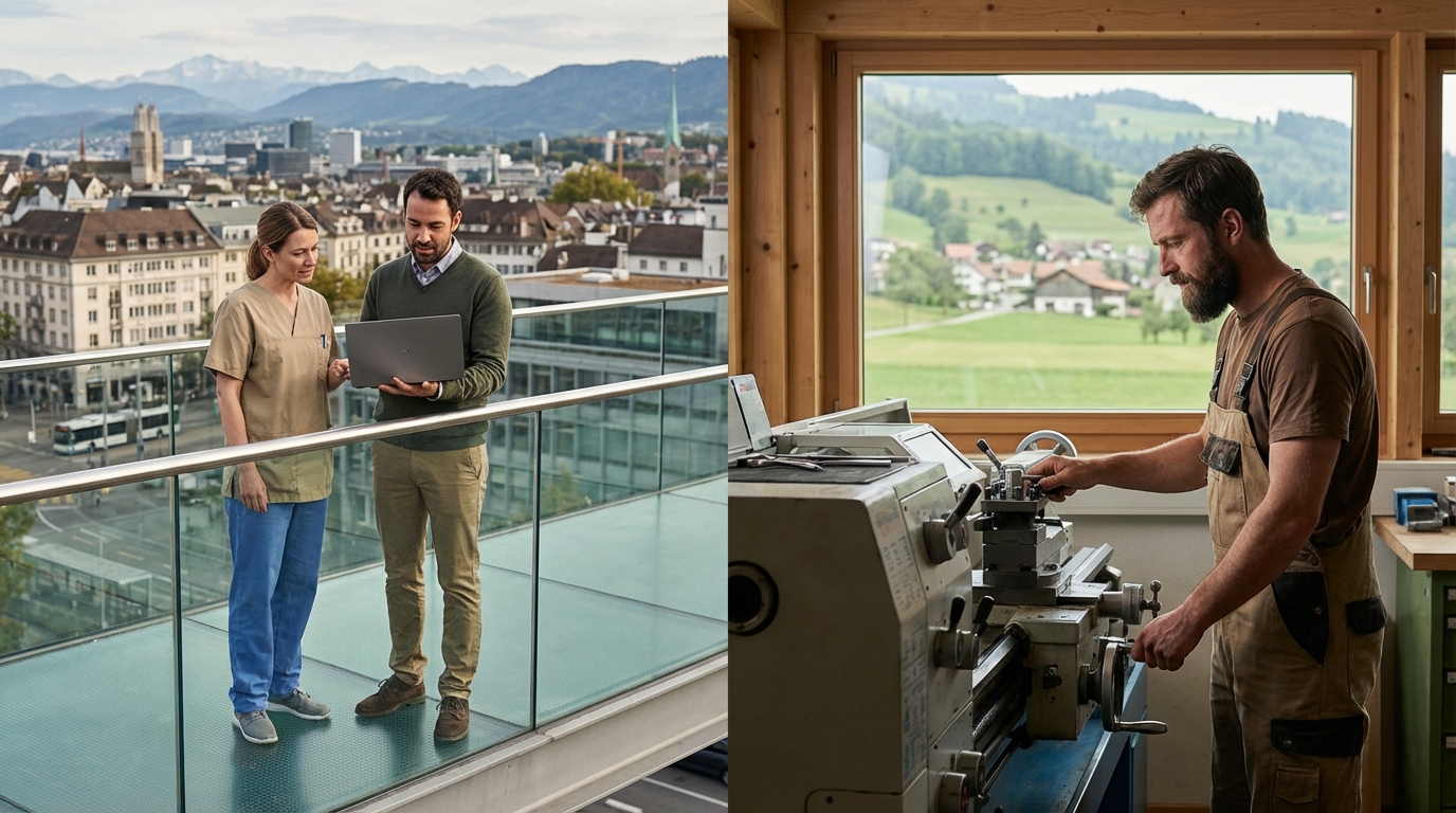 La Suisse en quête de 85 000 talents : métiers en forte demande avec salaires attractifs de 3 500 à 6 500 euros