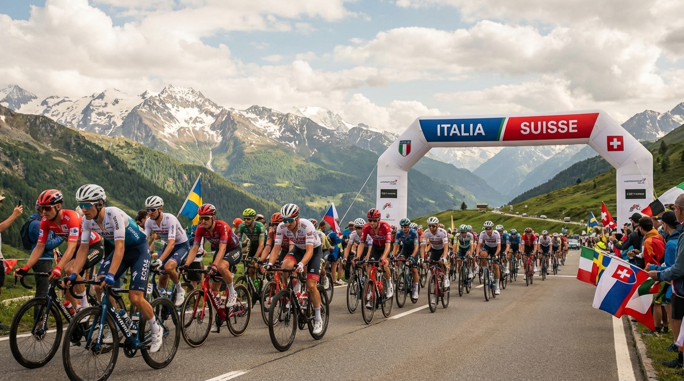 Le Tour de Suisse 2026 s&rsquo;élancera depuis l&rsquo;Italie : une ouverture transfrontalière inédite