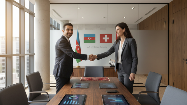 découvrez comment le commerce entre l'azerbaïdjan et la suisse connaît une croissance exponentielle, multipliée par quatre, renforçant les échanges économiques bilatéraux.