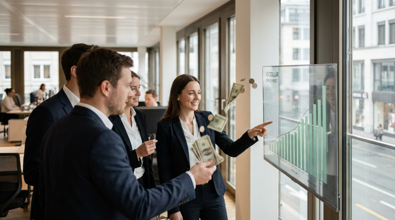 Le dollar rebondit suite à la publication des chiffres de l’emploi aux États-Unis