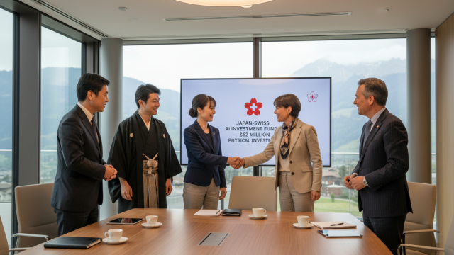 le japonais dic s'associe à la suisse emerald pour créer un fonds d'investissement physique en intelligence artificielle d'une valeur de 62 millions de dollars, visant à soutenir les innovations technologiques.