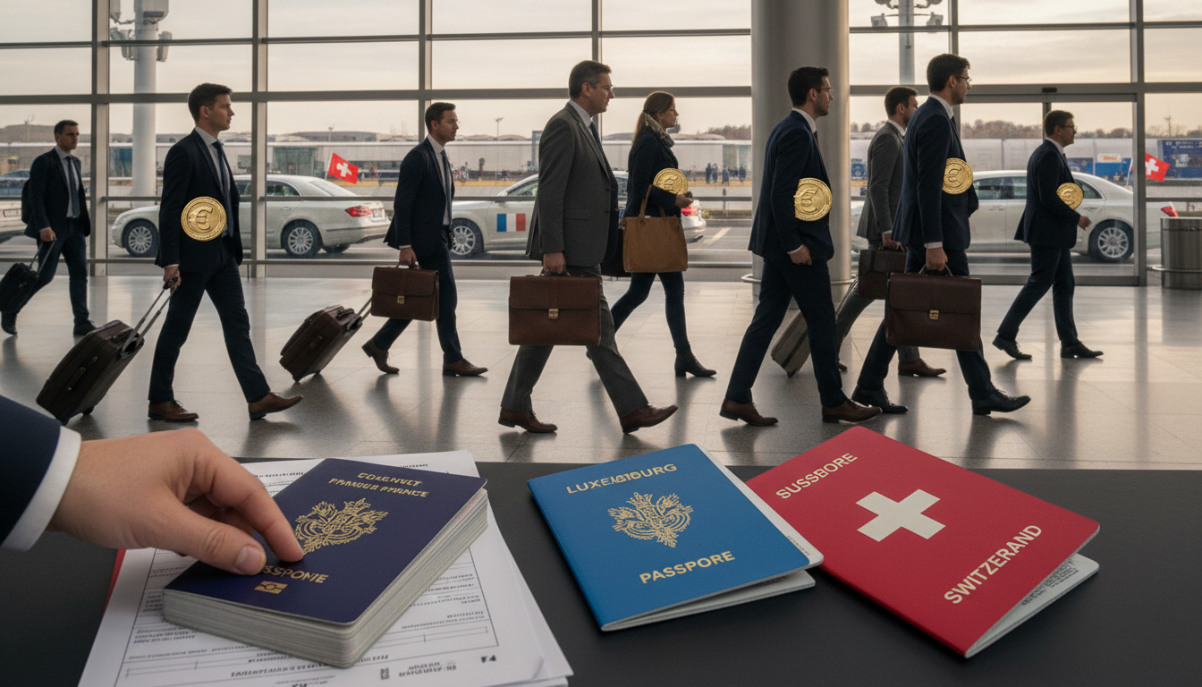 Les fortunes françaises migrent vers le Luxembourg et la Suisse : un exode financier en plein essor