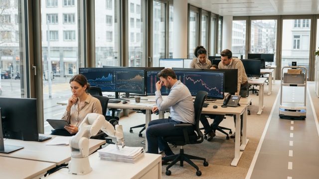 découvrez comment l'intelligence artificielle s'impose dans tous les secteurs tout en rencontrant des défis pour améliorer la productivité des entreprises.