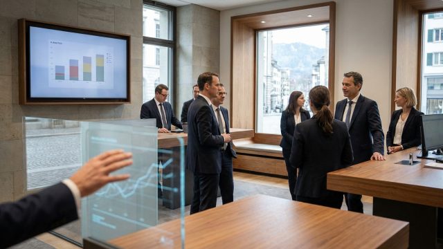 découvrez comment l'intelligence artificielle révolutionne en douceur le secteur bancaire suisse, en transformant les services, la sécurité et l'expérience client.