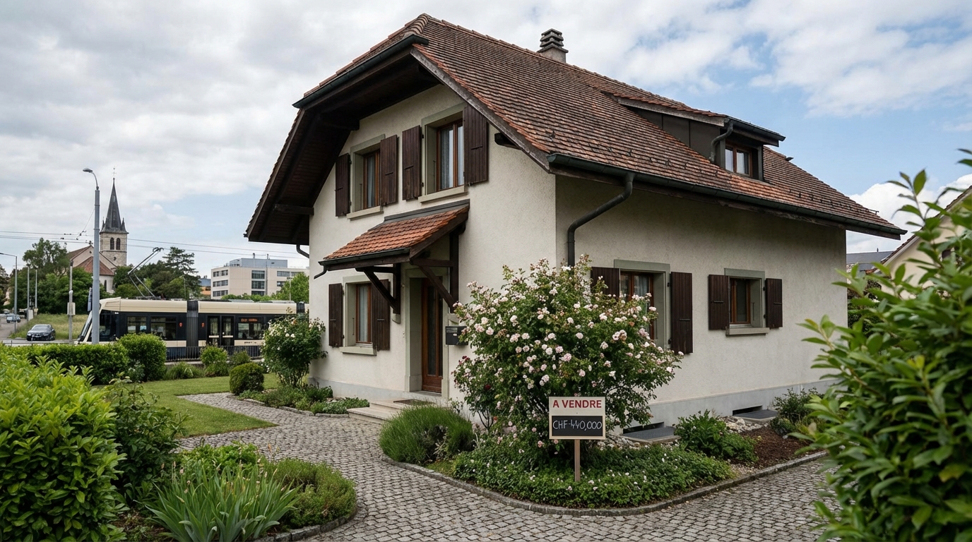 Maison de trois chambres à Genève vendue pour 440 000 $