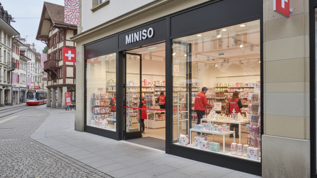 miniso s'apprête à entrer sur le marché suisse en ouvrant de nouveaux points de vente, offrant une large gamme de produits tendance et abordables.