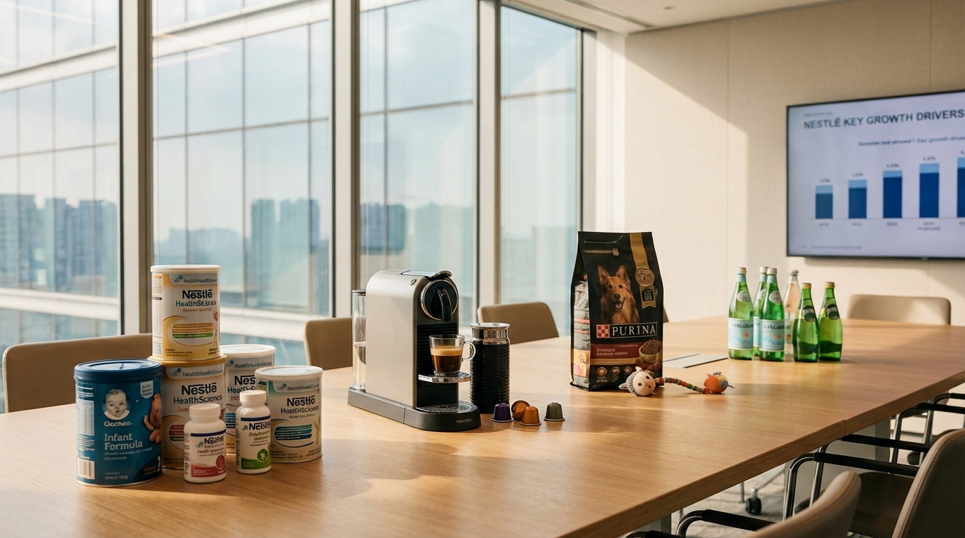 Nestlé mise sur quatre secteurs clés pour propulser sa croissance