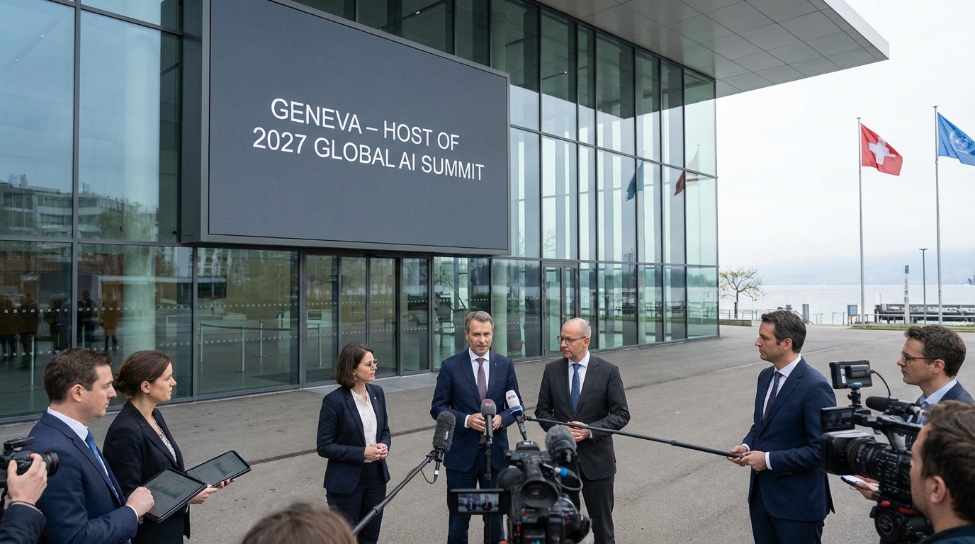 Officiel : Genève choisie pour héberger le sommet mondial sur l’IA en 2027