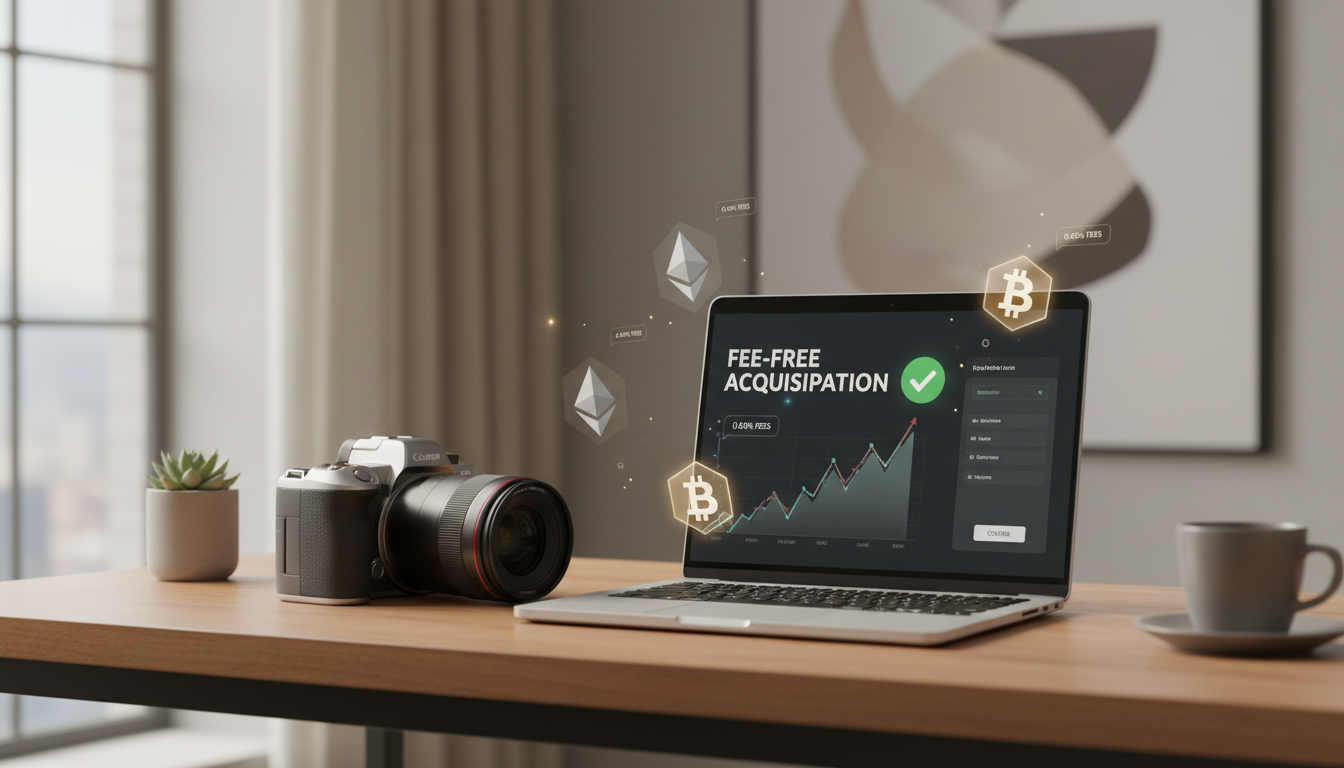 Peut-on acquérir des cryptomonnaies sans payer de frais ?