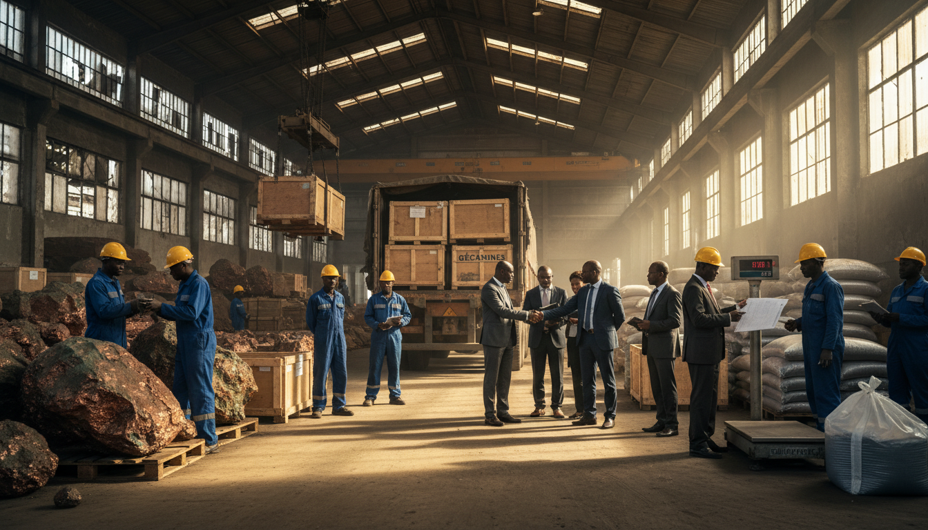 RDC : Gécamines, la société publique, se lance dans la commercialisation d&rsquo;une partie du cuivre extrait dans le sud du pays
