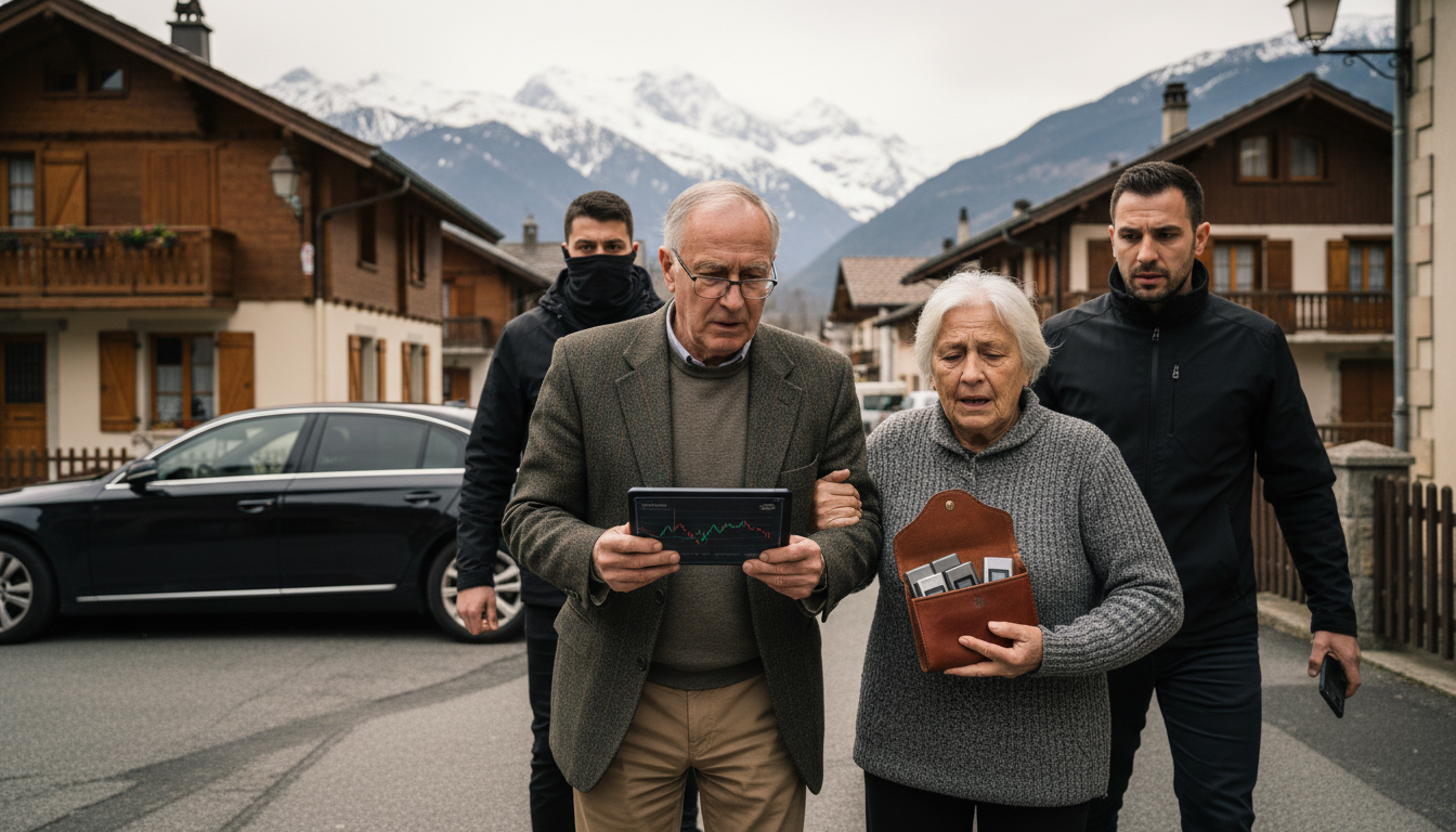 Sallanches : un couple de retraités victime d&rsquo;un enlèvement lié aux cryptomonnaies