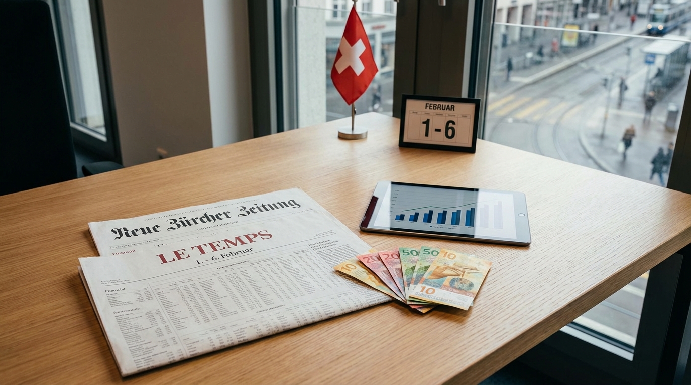 Suisse : Synthèse économique et financière du 1er au 6 février